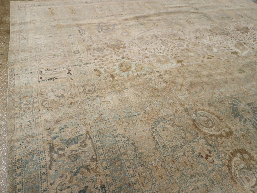 Antique Persian Tabriz Carpet, No.20177 - Galerie Shabab