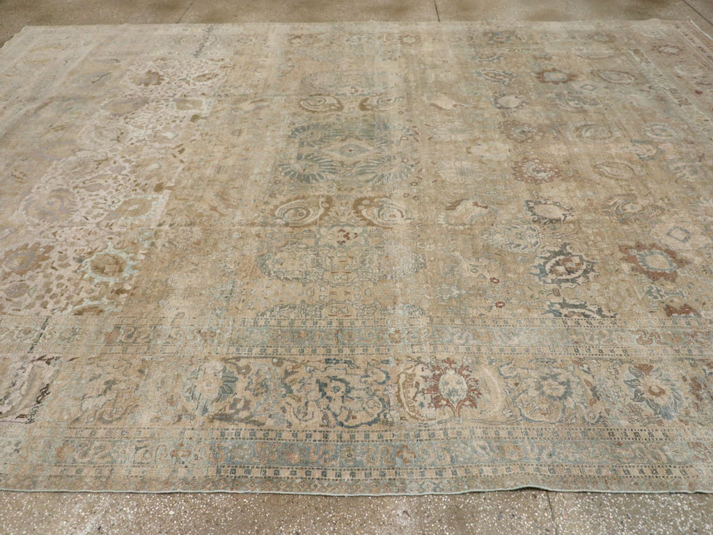 Antique Persian Tabriz Carpet, No.20177 - Galerie Shabab