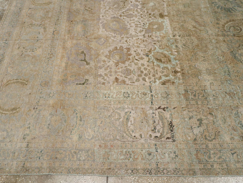 Antique Persian Tabriz Carpet, No.20177 - Galerie Shabab