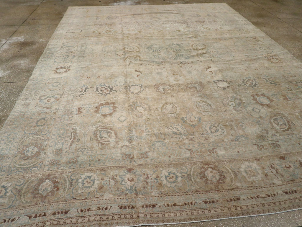 Antique Persian Tabriz Carpet, No.20177 - Galerie Shabab