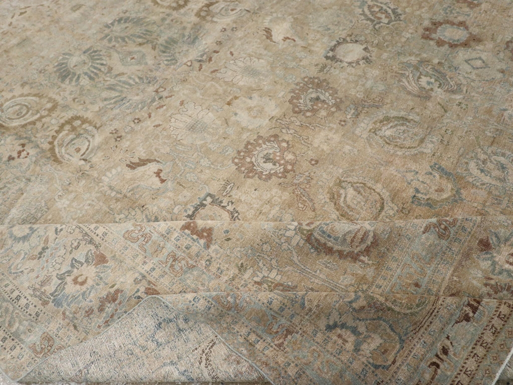 Antique Persian Tabriz Carpet, No.20177 - Galerie Shabab