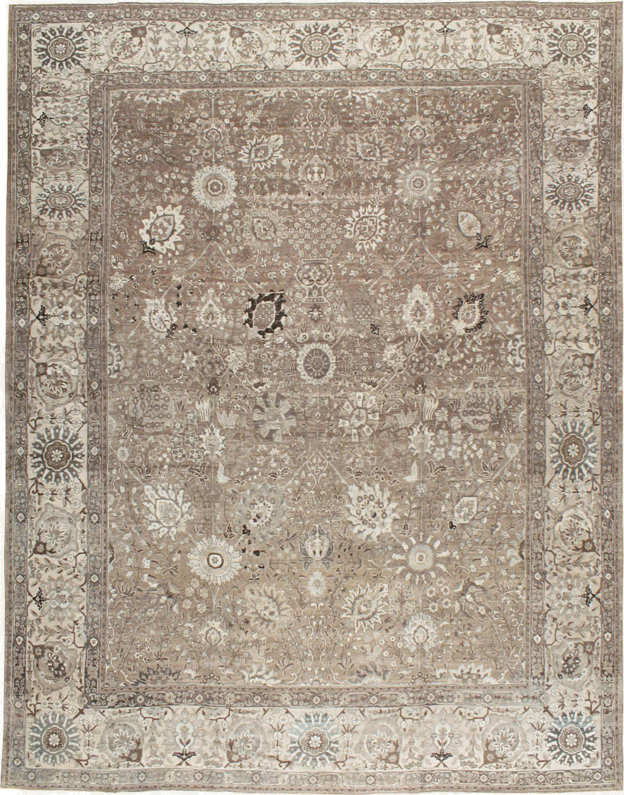 Antique Persian Tabriz Carpet, No.20179 - Galerie Shabab