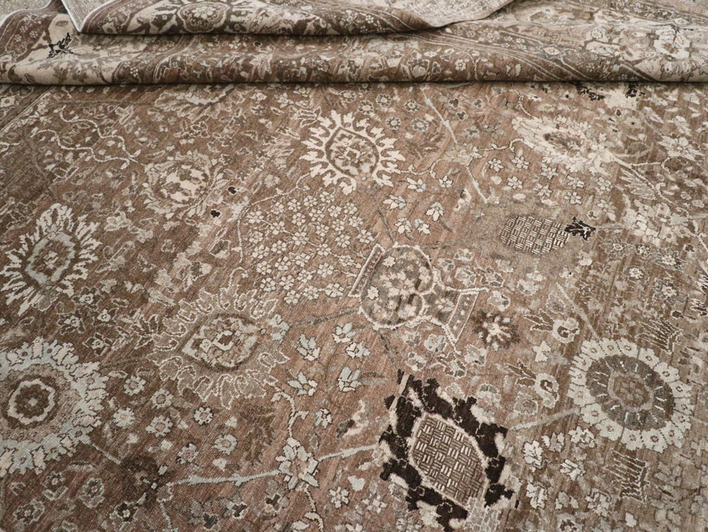 Antique Persian Tabriz Carpet, No.20179 - Galerie Shabab