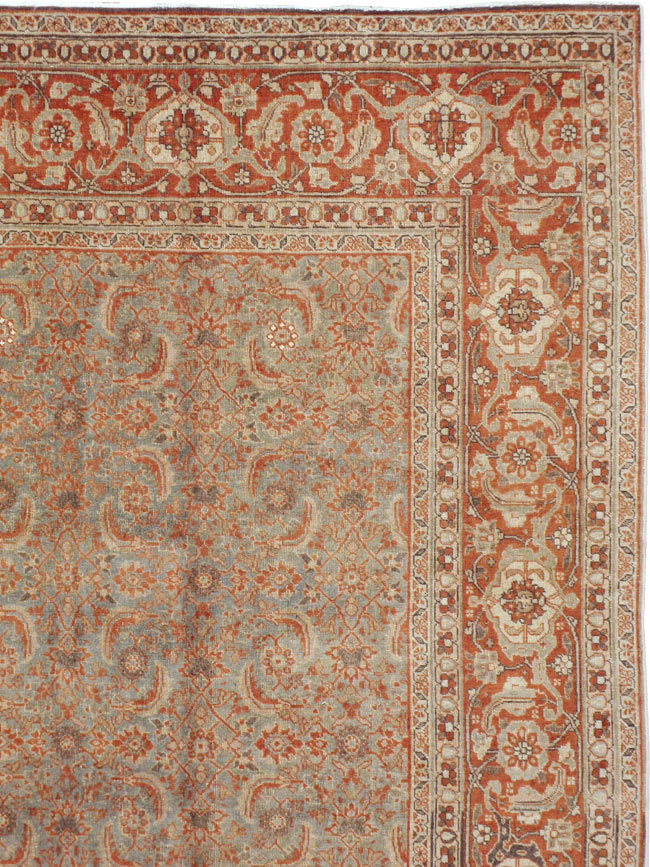 Antique Persian Tabriz Carpet, No.20180 - Galerie Shabab
