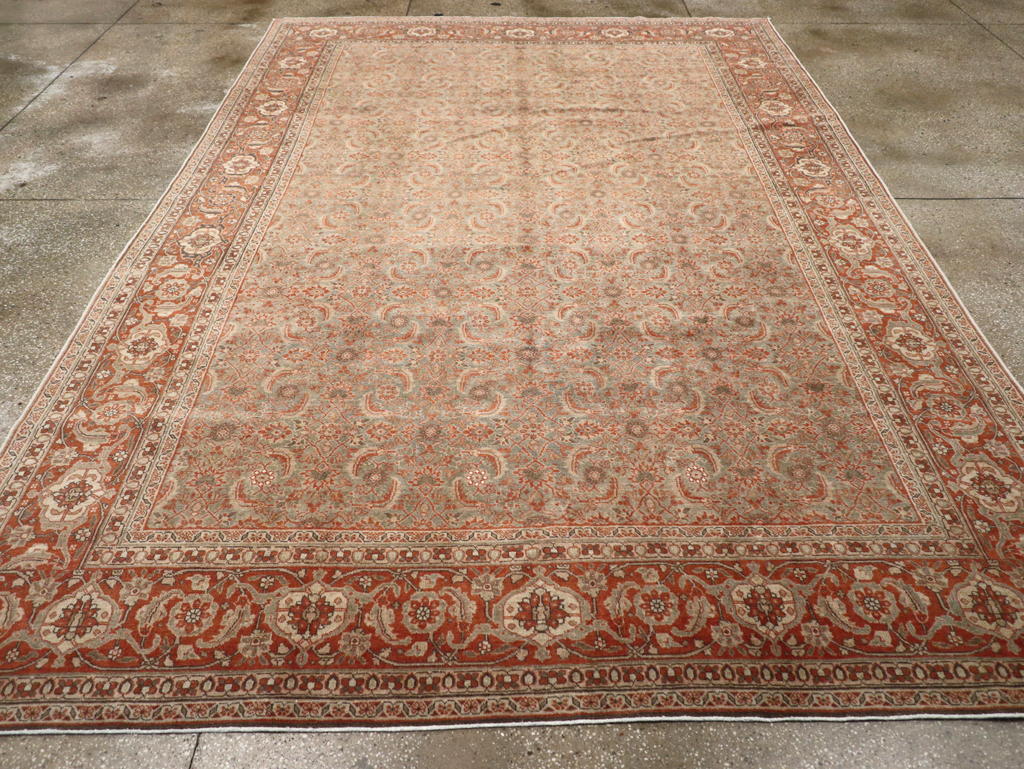 Antique Persian Tabriz Carpet, No.20180 - Galerie Shabab