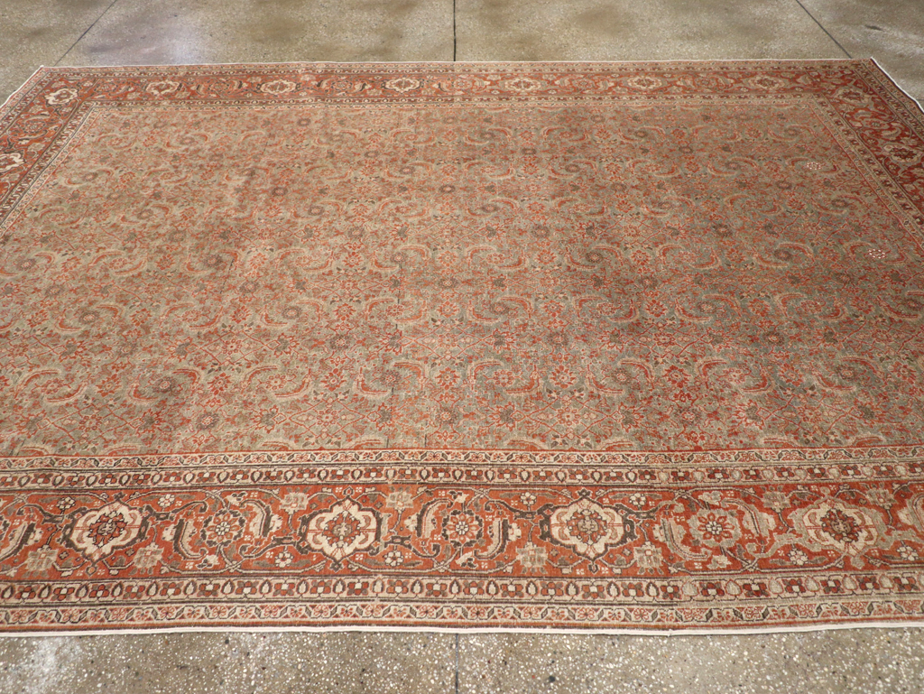 Antique Persian Tabriz Carpet, No.20180 - Galerie Shabab