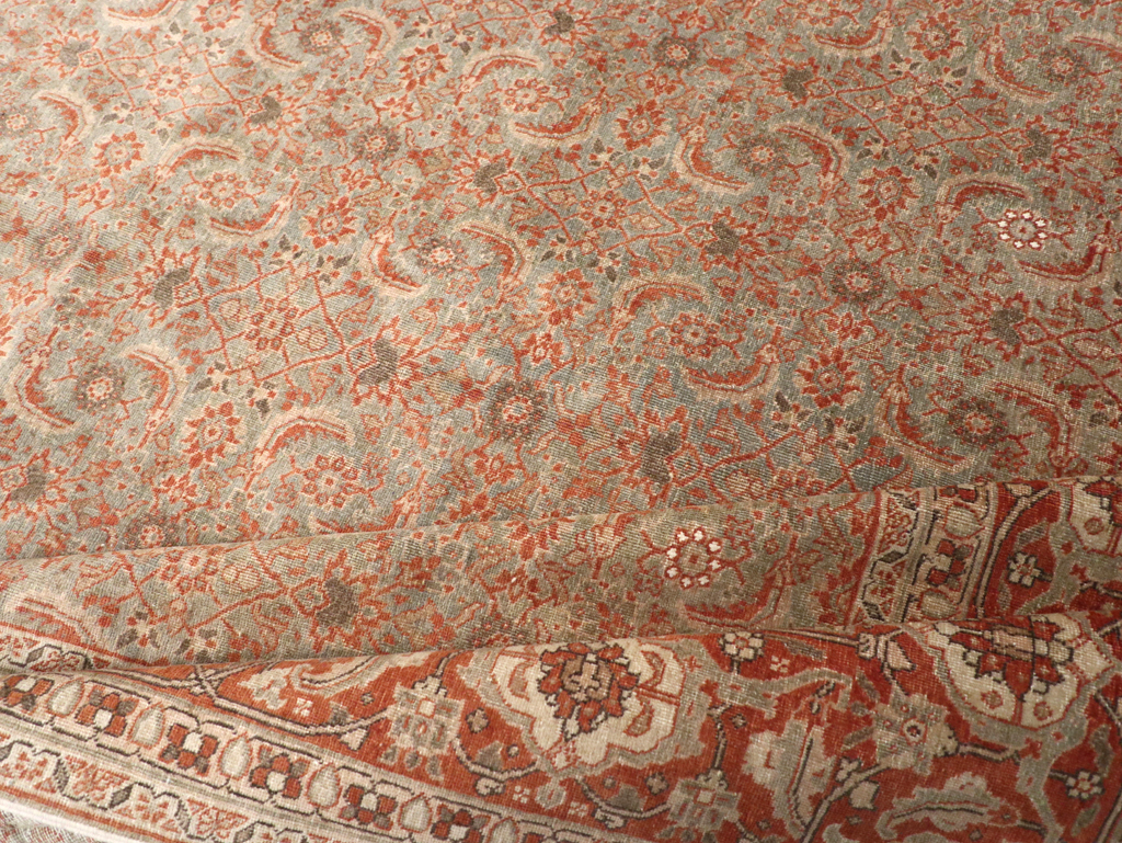 Antique Persian Tabriz Carpet, No.20180 - Galerie Shabab
