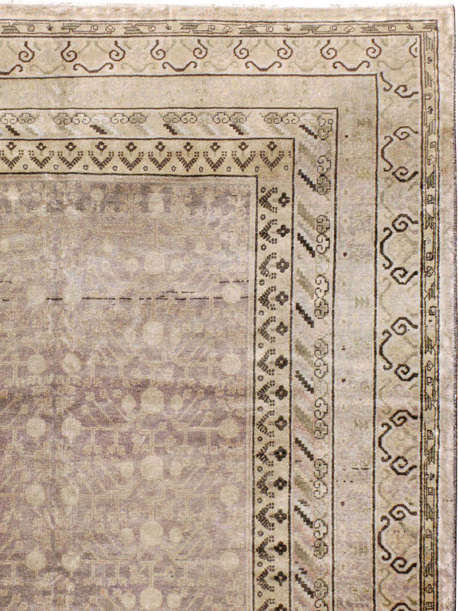 Antique East Turkestan Khotan Carpet, No.20186 - Galerie Shabab