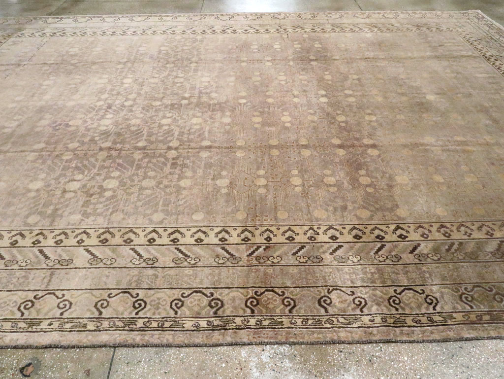 Antique East Turkestan Khotan Carpet, No.20186 - Galerie Shabab