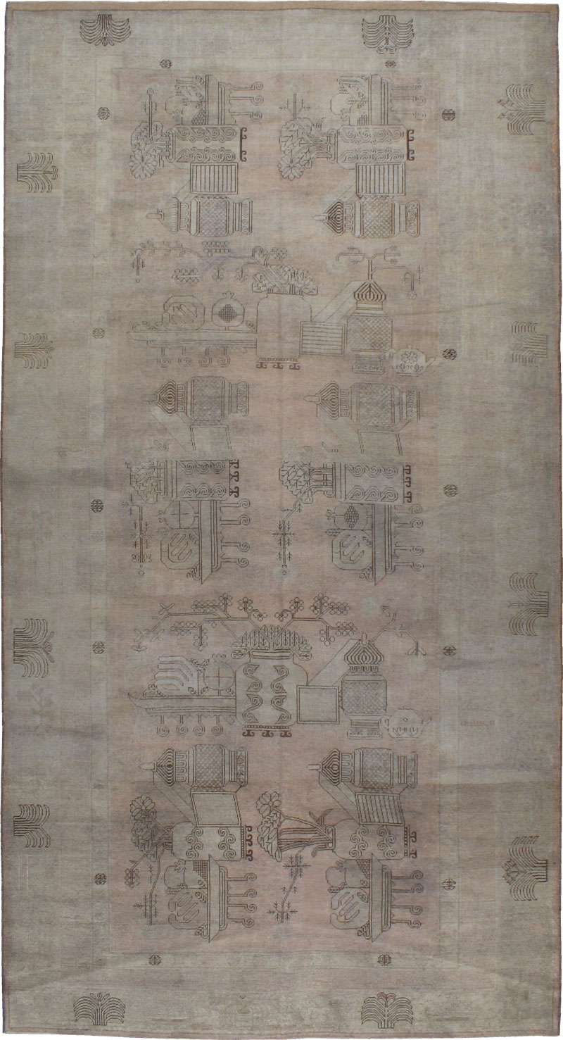 Antique Khotan Gallery Carpet, No.20187 - Galerie Shabab