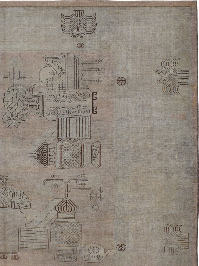 Antique Khotan Gallery Carpet, No.20187 - Galerie Shabab