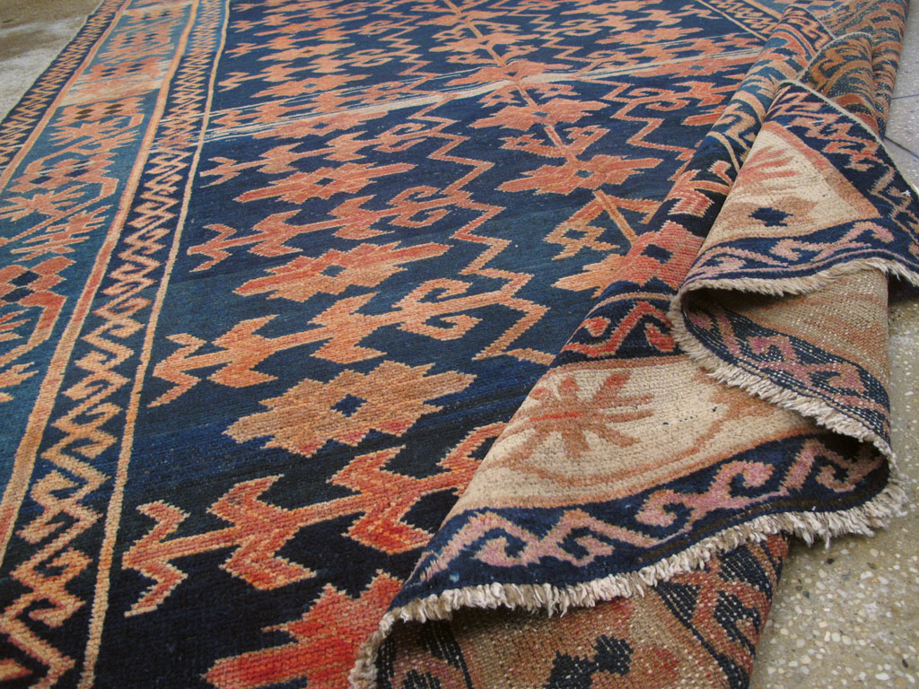 Antique East Turkestan Kirghiz Carpet, No.20197 - Galerie Shabab
