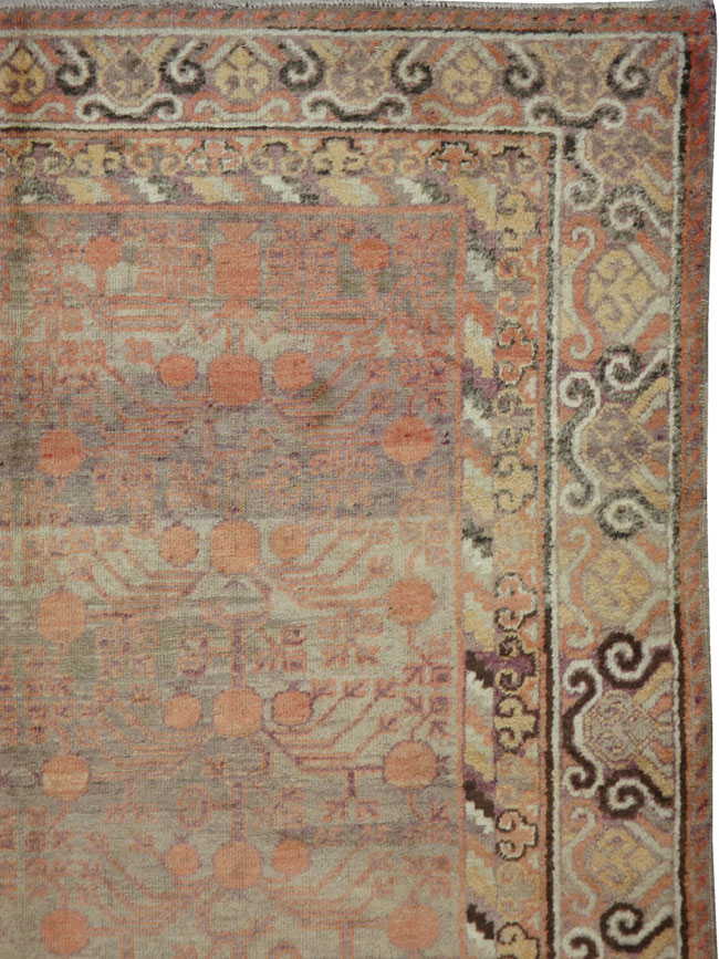 Antique Khotan Gallery Carpet, No.20204 - Galerie Shabab