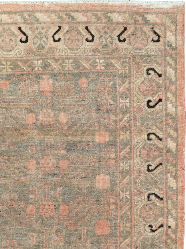 Vintage East Turkestan Khotan Carpet, No.20210 - Galerie Shabab