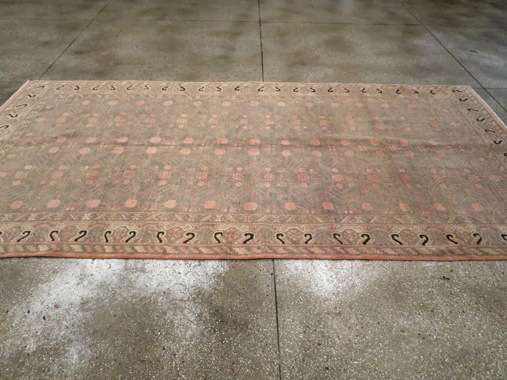 Vintage East Turkestan Khotan Carpet, No.20210 - Galerie Shabab
