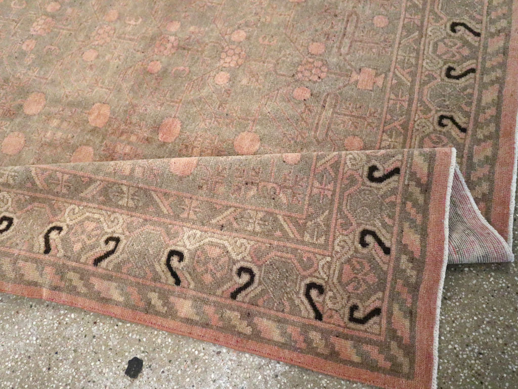Vintage East Turkestan Khotan Carpet, No.20210 - Galerie Shabab