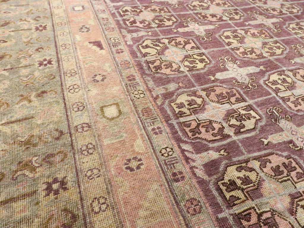 Antique East Turkestan Khotan Room Size Carpet, No.20211 - Galerie Shabab