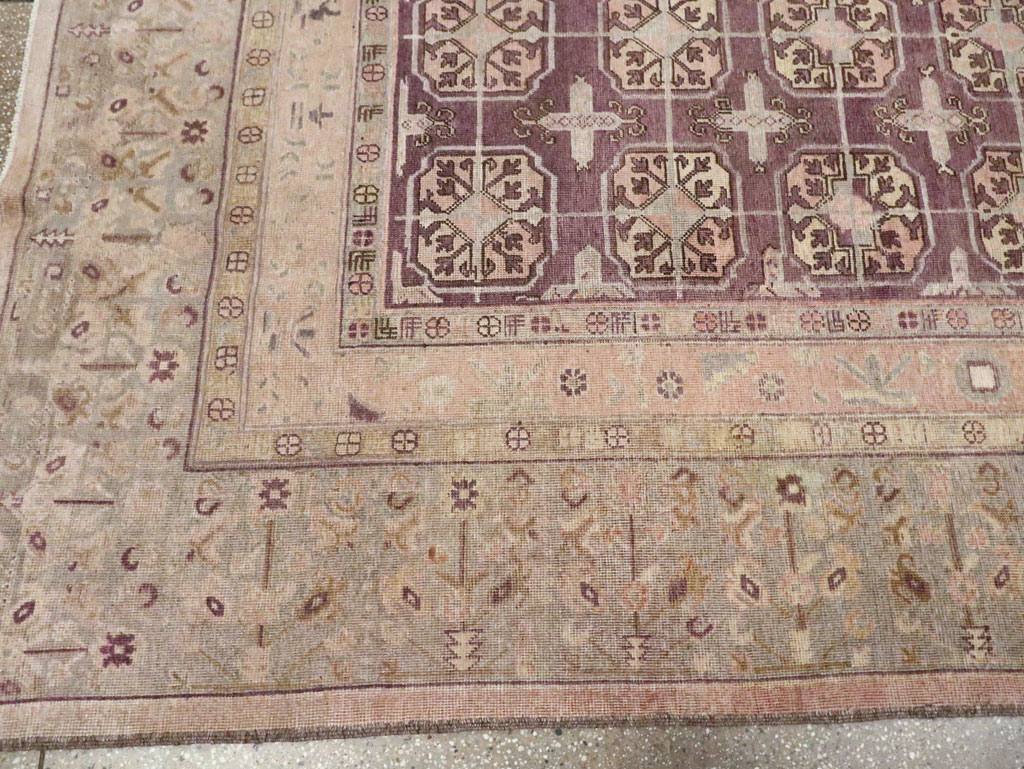Antique East Turkestan Khotan Room Size Carpet, No.20211 - Galerie Shabab