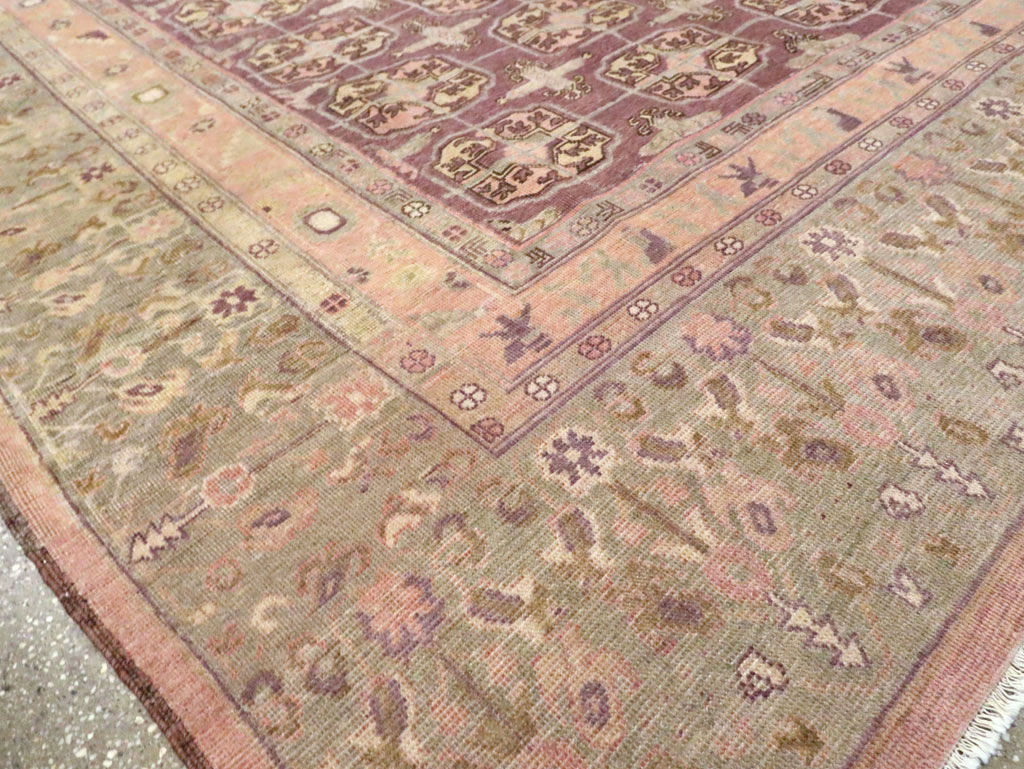 Antique East Turkestan Khotan Room Size Carpet, No.20211 - Galerie Shabab