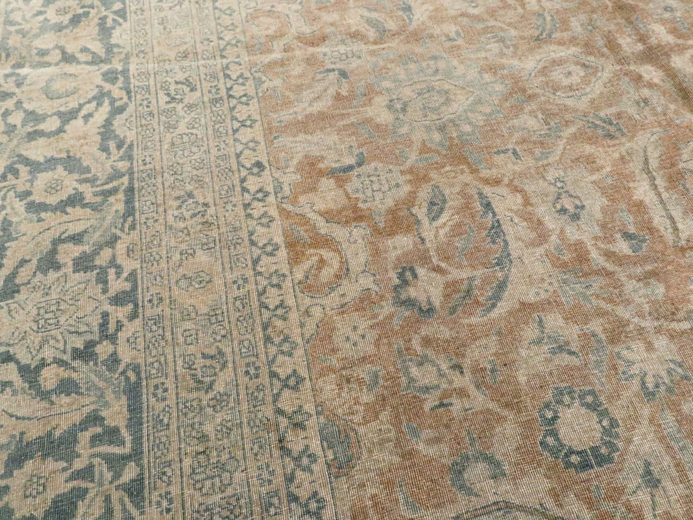 Antique Persian Tabriz Carpet, No.20215 - Galerie Shabab