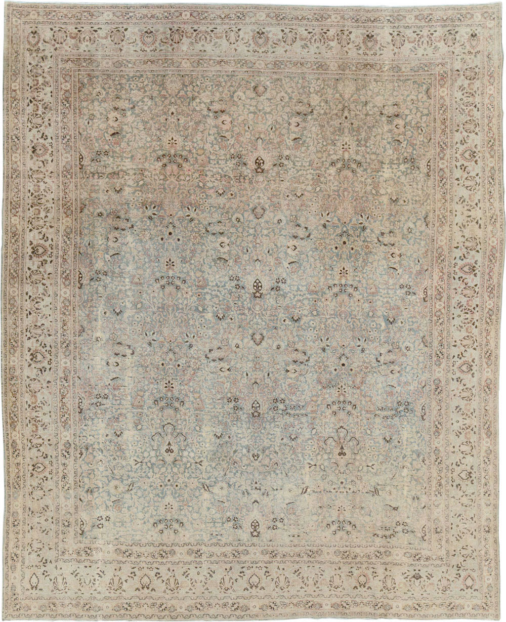 Antique Persian Mashad Large Room Size Carpet, No.20217 - Galerie Shabab