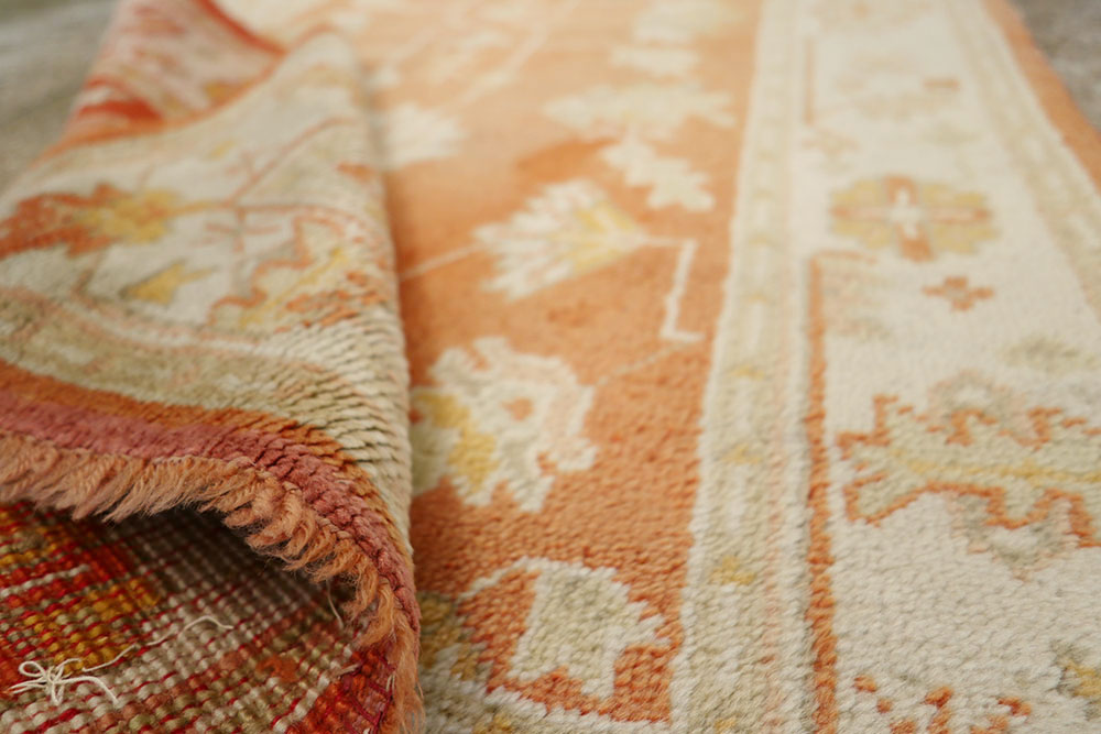 Antique Turkish Oushak Rug, No.20221 - Galerie Shabab