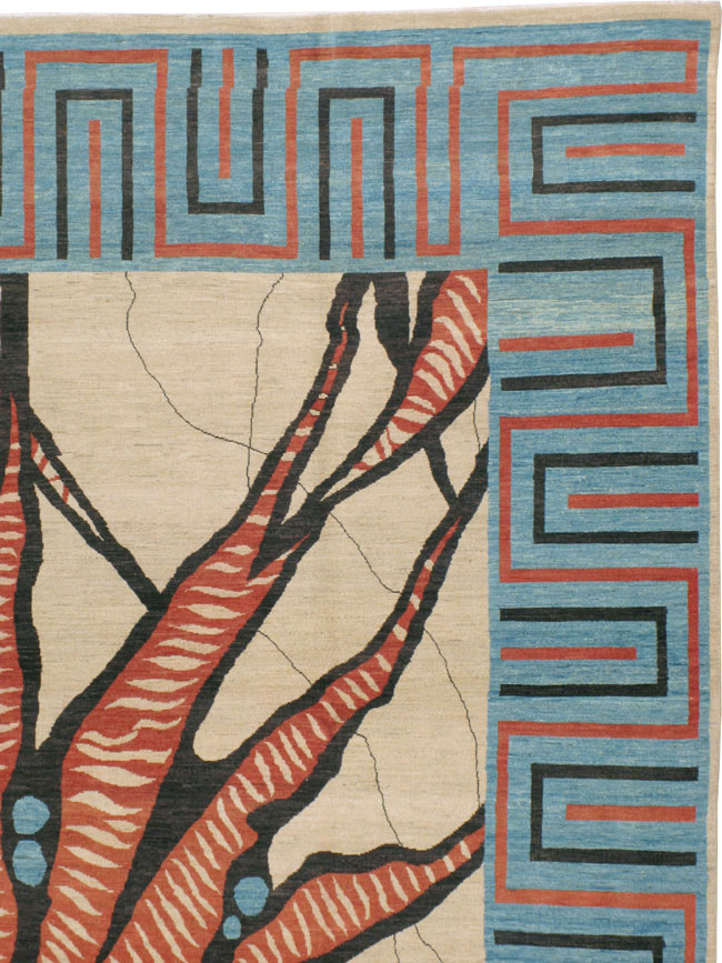 Tabriz Modernist Carpet, No.20224 - Galerie Shabab