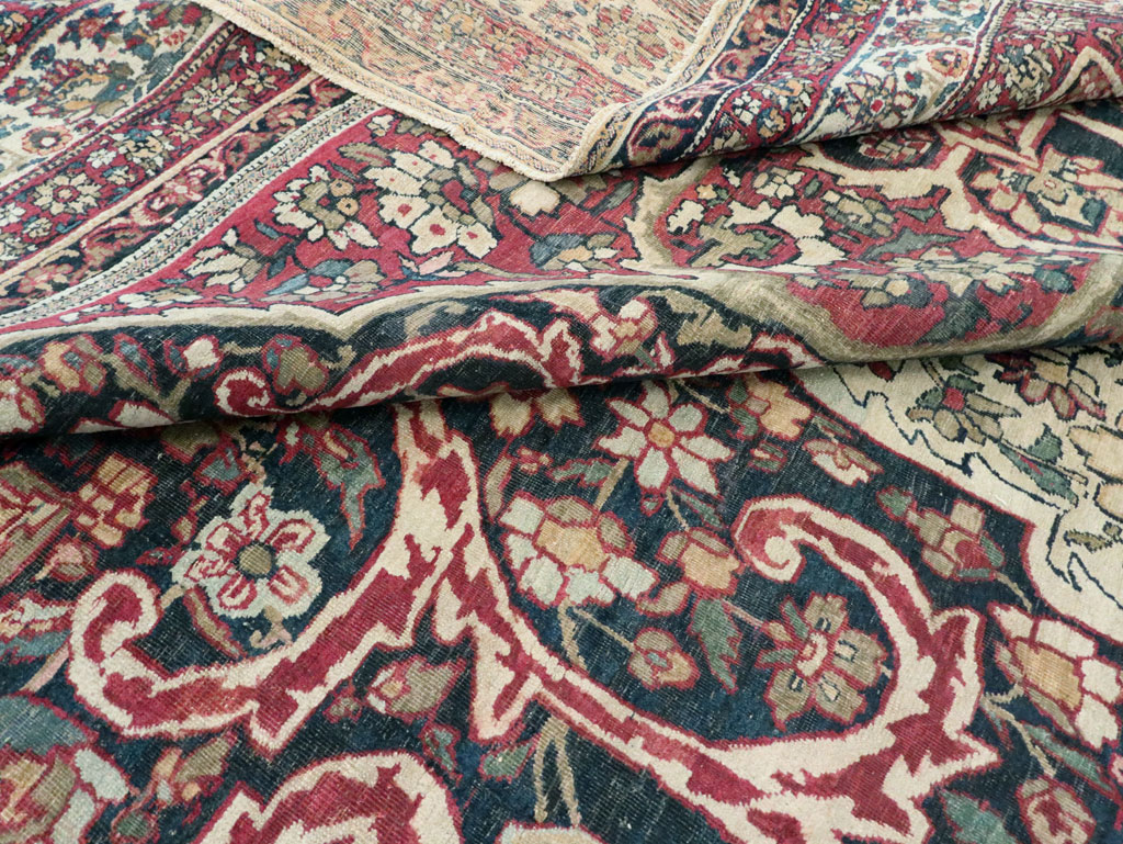 Antique Lavar Kerman Carpet, No.20226 - Galerie Shabab