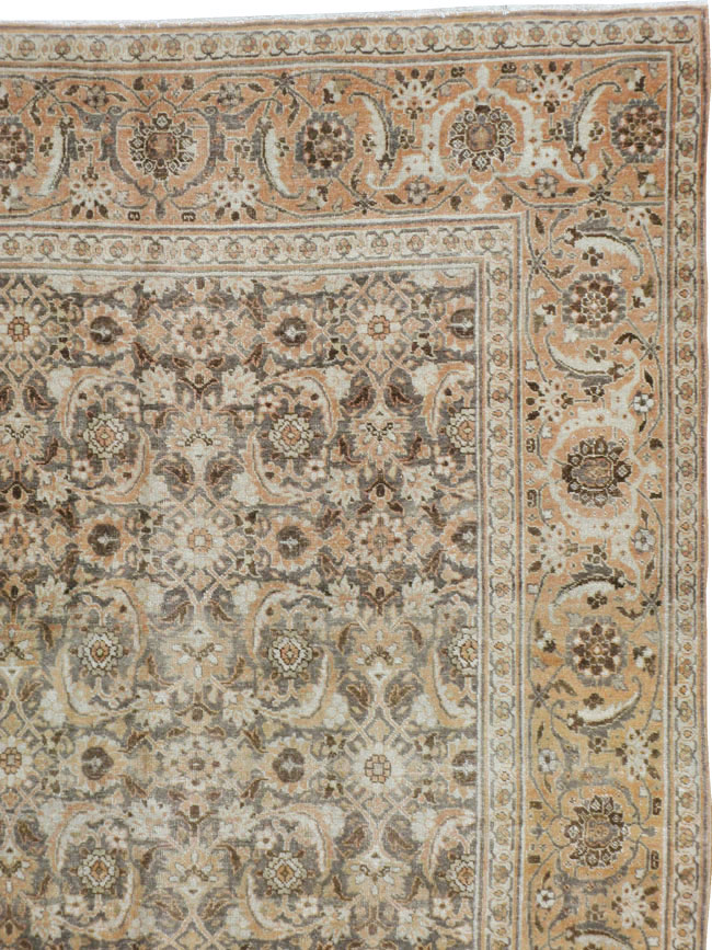 Antique Persian Tabriz Carpet, No.20228 - Galerie Shabab