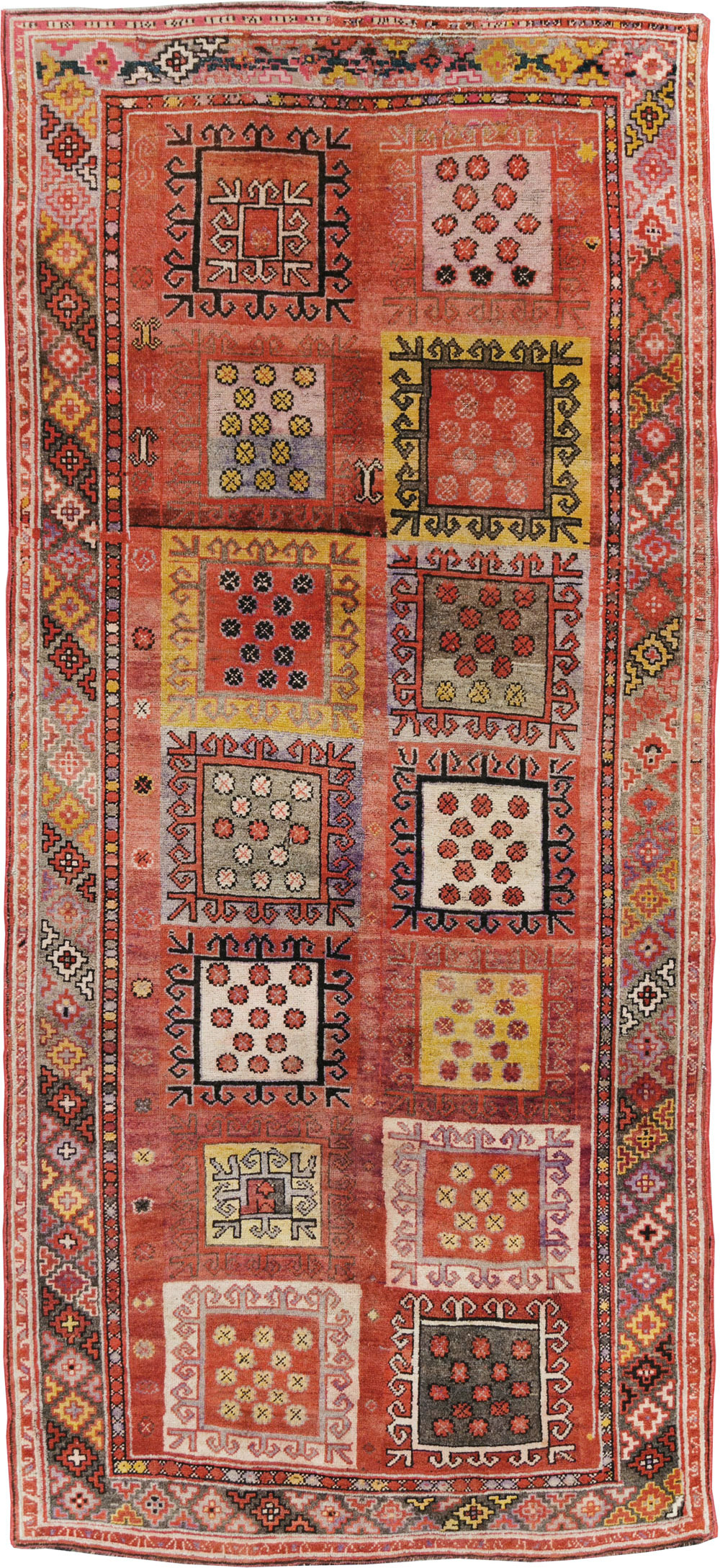 Antique East Turkestan Khotan Gallery Rug, No.20231 - Galerie Shabab