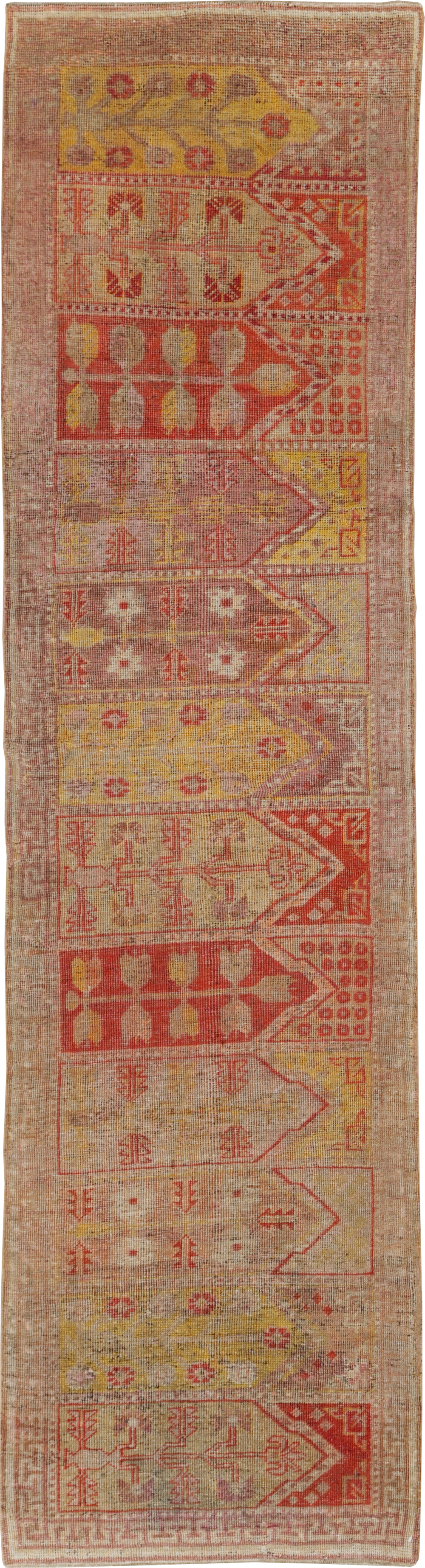 Antique East Turkestan Khotan Saph Runner, No.20233 - Galerie Shabab