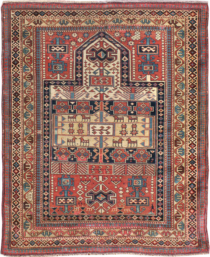 Antique Caucasian Shirvan Rug, No.20242 - Galerie Shabab