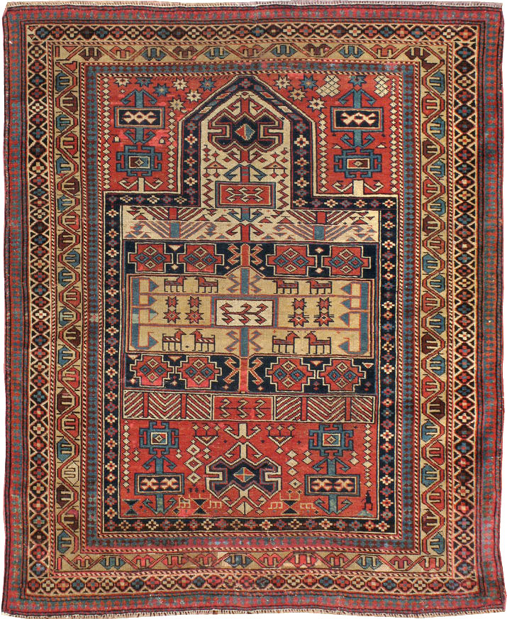 Antique Caucasian Shirvan Rug, No.20242 - Galerie Shabab