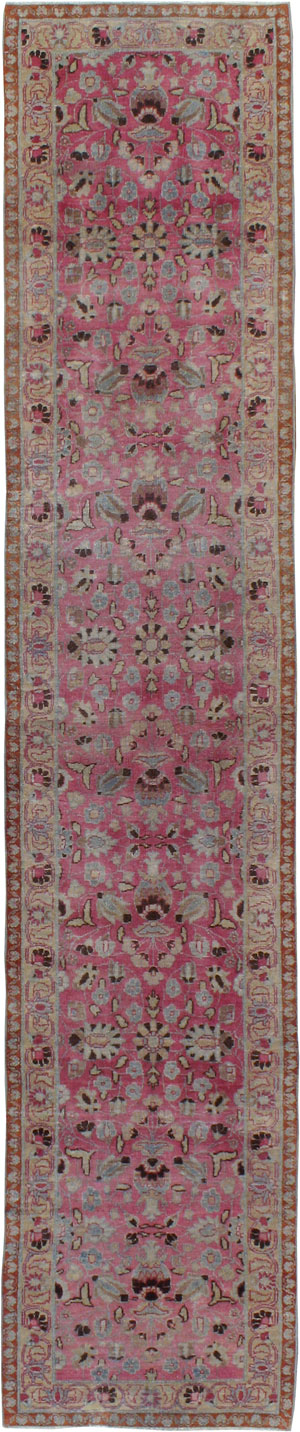 Antique Mashad Runner, No.20253 - Galerie Shabab