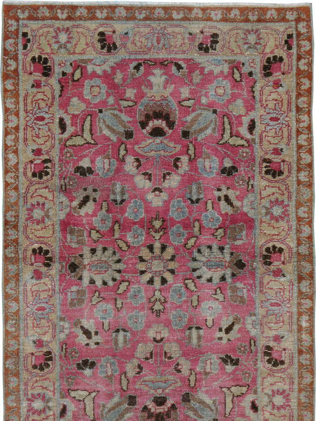 Antique Mashad Runner, No.20253 - Galerie Shabab