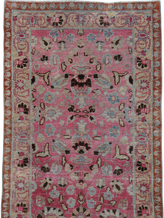 Antique Mashad Runner, No.20253 - Galerie Shabab