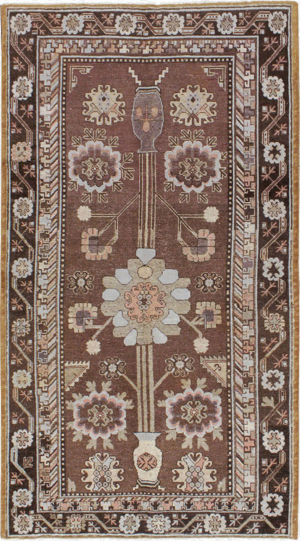Antique East Turkestan Khotan Carpet, No.20263 - Galerie Shabab