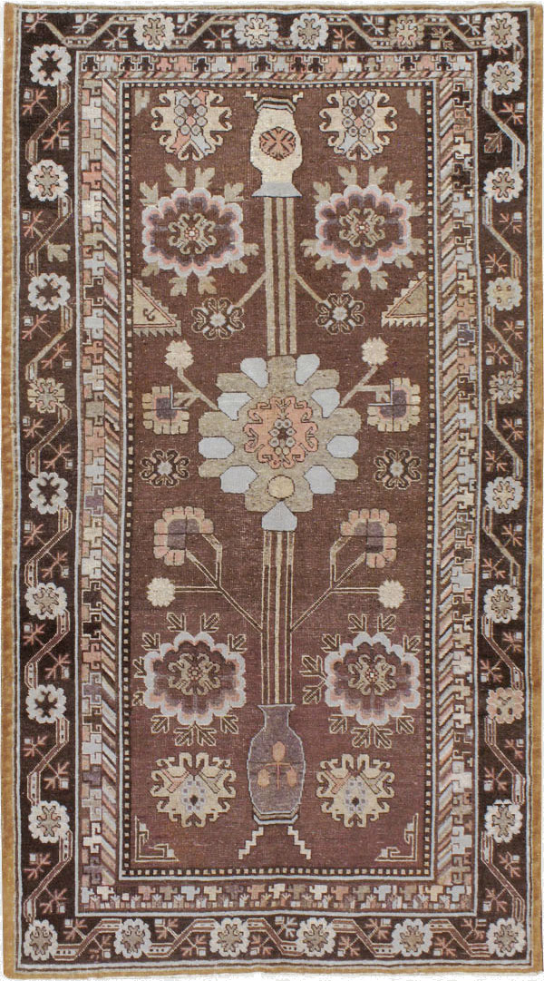 Antique East Turkestan Khotan Carpet, No.20263 - Galerie Shabab