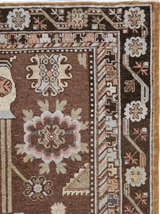 Antique East Turkestan Khotan Carpet, No.20263 - Galerie Shabab