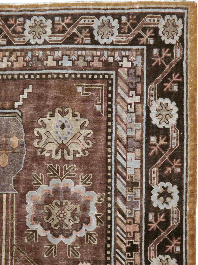Antique East Turkestan Khotan Carpet, No.20263 - Galerie Shabab