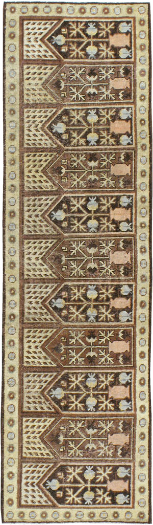 Antique East Turkestan Khotan Saph Runner, No.20266 - Galerie Shabab