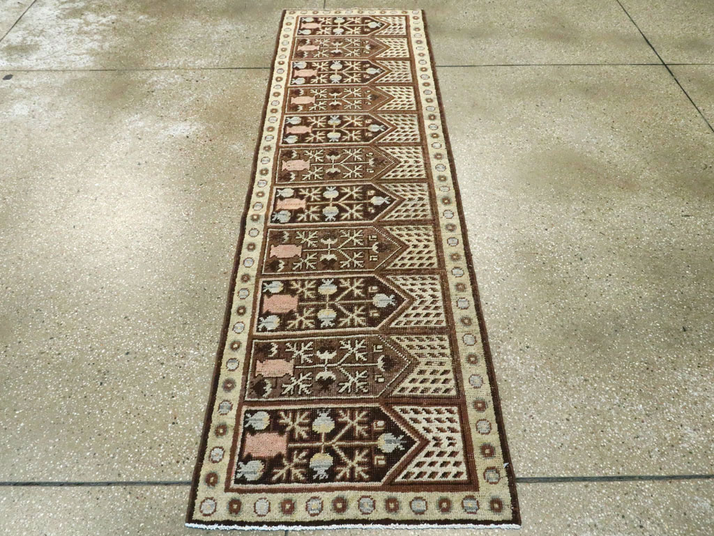 Antique East Turkestan Khotan Saph Runner, No.20266 - Galerie Shabab