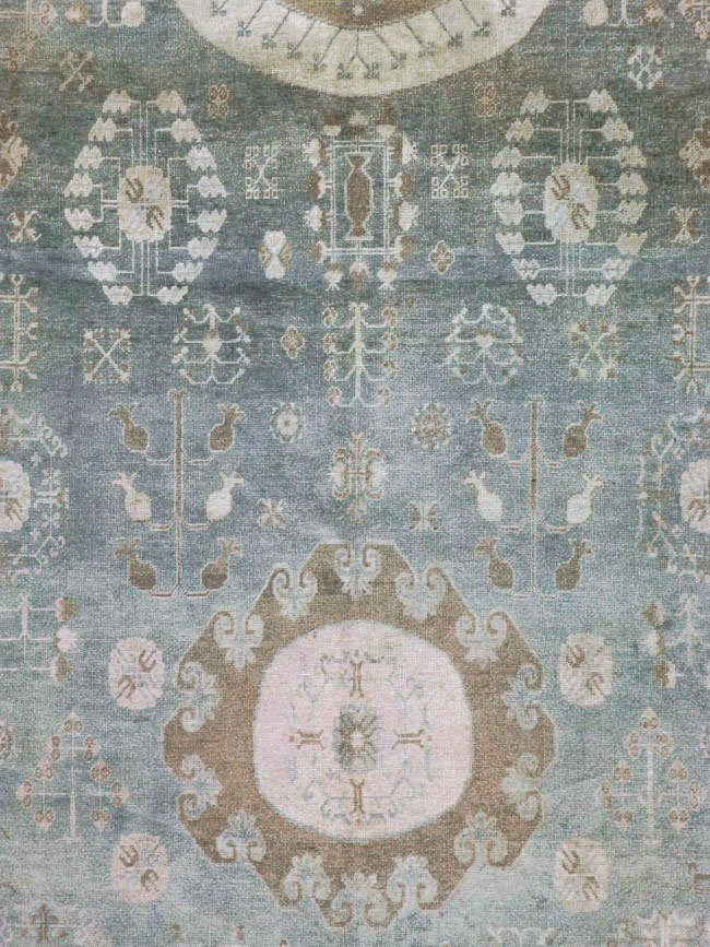 Antique East Turkestan Khotan Gallery Carpet, No.20277 - Galerie Shabab