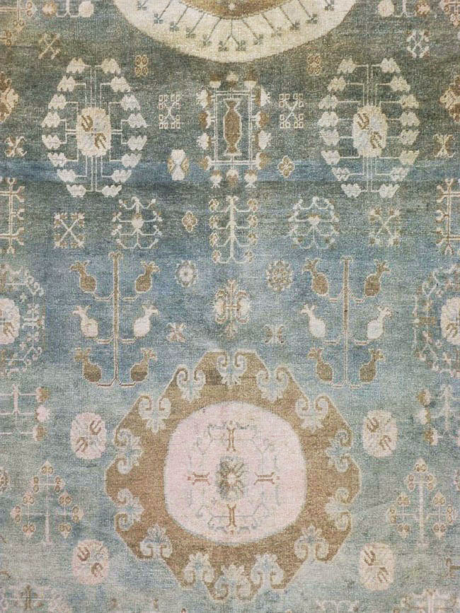 Antique East Turkestan Khotan Carpet, No.20277 - Galerie Shabab