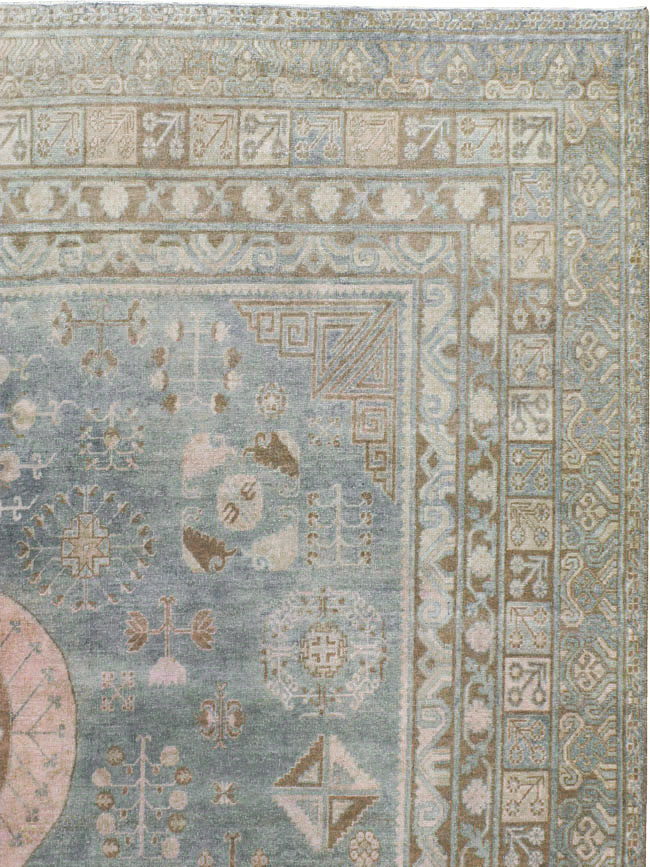 Antique East Turkestan Khotan Gallery Carpet, No.20277 - Galerie Shabab