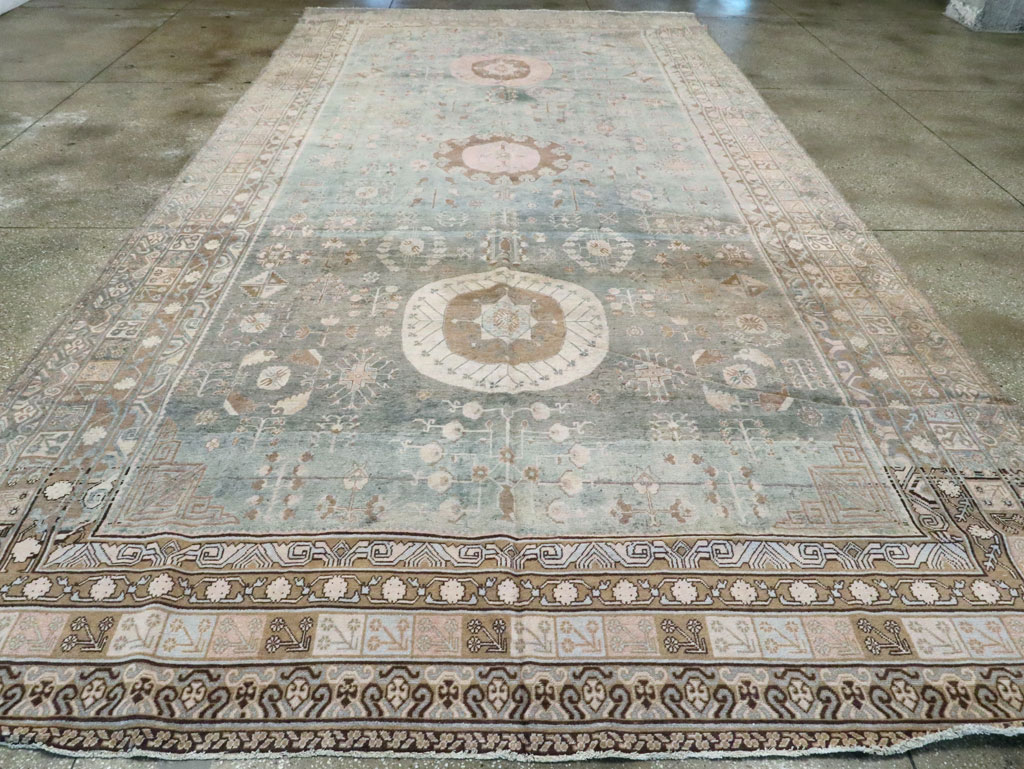 Antique East Turkestan Khotan Gallery Carpet, No.20277 - Galerie Shabab