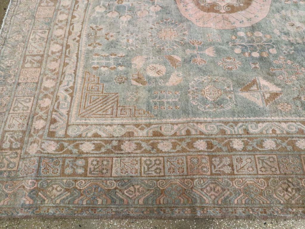 Antique East Turkestan Khotan Gallery Carpet, No.20277 - Galerie Shabab