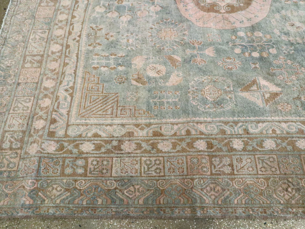 Antique East Turkestan Khotan Gallery Carpet, No.20277 - Galerie Shabab
