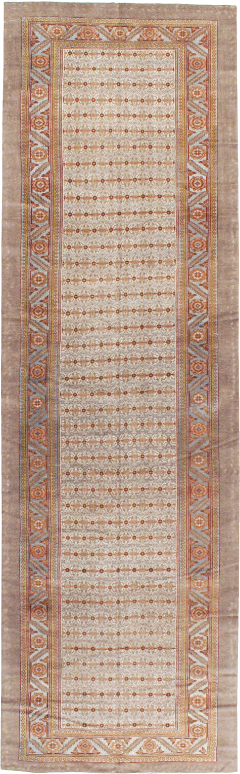 Antique Persian Serab Wide Gallery Runner, No.20289 - Galerie Shabab