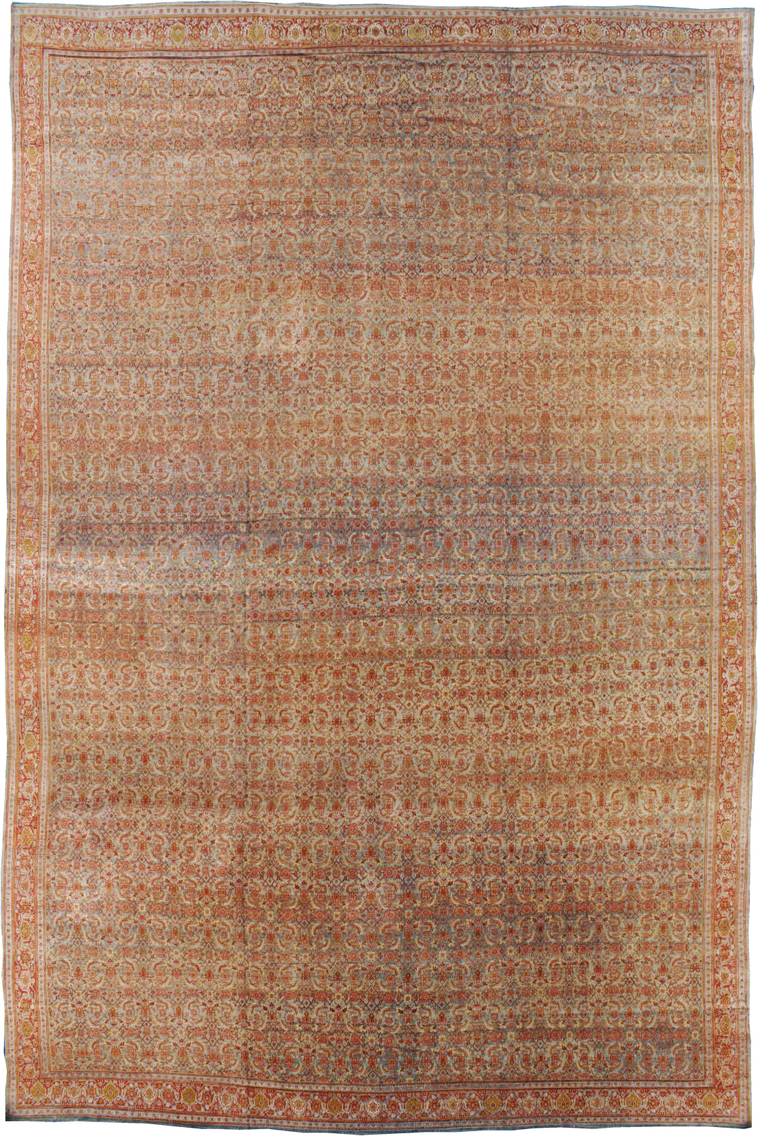 Antique Persian Senneh Carpet, No.20301 - Galerie Shabab